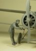 Copper State Models F32-026 RFC Air Mechanic checking aeroplane 1:32